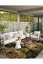 Mira Pastel Tones Peony Flowers Detailed Modern Decorative Carpet Mira5508 - 4