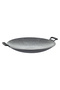 3225 - One Piece, Biogranit, Silicone Handle 40 Cm. Sheet Metal Roasting Pan Gray Body, Gray Detail