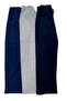 Women's 3-Pack Loose Fit Sweatpants 31566 Black-Gray-Navy Blue - 2
