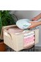 2 Pieces Striped Mega Size with Window - Duvet Organizer Storage Set 90x50x50 Cm - 5