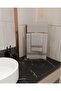 Towel Holder Countertop Paper Hand Towel Holder Home Bathroom Organizer Rustproof Metal No Installation Required - 2