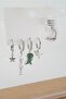 Women's VIP Series Zircon Embellished Mixed Figure 6-Piece Earrings zrk00578