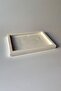 Rectangular Decorative Plate White