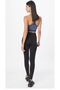 Seamless black ribbed leggings - 2