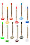Graduated Pencil Set 25X35 Duralite Desktop Drawing Easel Polycolor Set of 12 - 2