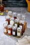 12 Pieces Large Size Glass Jar Set with Label Spice Bowl - 500 ml - 4