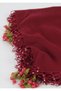 Cherry Embroidered Hand Embroidered Beaded Scarves - 2