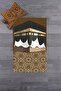 Printed Washable Kaaba Motif Gift Prayer Rug Prayer Mat 70X130Cm - 3