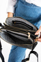 Women's Black Cross Shoulder Bag - 3