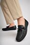 Genuine Leather Black Men's Leather Casual Shoes Mrd25-0489 - 2