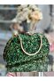 Luxury Stone-Embellished Shiny Evening Dress Bag