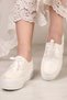 228 Series Wedge Heel Flower Laced Wedding Dress Shoes - 3