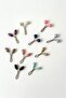 Scarf clasp, pearl headscarf clasp, 6x12mm, 10-piece scarf and shawl pin clips, pearl scarf clips - 2