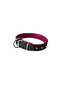 Medium Arc Real Leather Dog Collar - Size 3.5 X 60 cm with Metal Ornament - 3