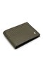 Khaki Unisex Leather Card Holder 07568H2P