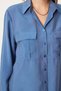 Indigo Blue Wide Pocket Women's Tensel Shirt - FN03243 - 4