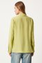 Oil Green Women's Shirt with Large Pockets - Tensel FN03243 - 5