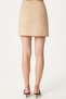 Women's Cream Mini Woven Skirt Fn03240 - 6
