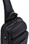 حقيبة كروس للرجال من القماش التكنولوجي باللون الأسود من D-Pack 23SBD30006F - 8