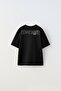 Nevermind Nirvana Written Smile Design Printed Black Kids T-Shirt - 2