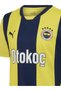 Original Unisex 24-25 New Season Yellow Navy Blue Children's Jersey with Straps and Gift Box - 5