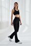 Women's High Waist Ribbed Spanish Leg Leggings 0576 - 5