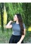 Women's Fitted Crop T-Shirt - 4