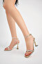 Stoned Heeled Petty Shoes
