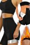 Extra High Waist 3-Level Sleeve Thermal Shorts with Maximum Sweat - 3