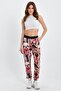 Knitted Sweatpants Jogger with Elastic Waist and Leg Metrage Print