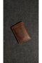 0016 Money Input Card Holder Special Handmade Brown - 4