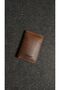 0016 Money Input Card Holder Special Handmade Brown - 5
