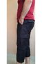 Large Size Men's Linen Cargo Capri - 2