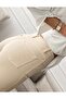 Women's Beige Nude Palazzo Jean P&b - 4