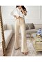 Women's Beige Nude Palazzo Jean P&b - 3