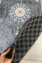 Decorative Digital Printed Black Non-Slip Base Prayer Rug Prayer Rack 75x120 - 6