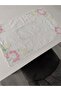 طقم أدوات مائدة أمريكية مكون من 6 قطع - مظهر مطرز بالدانتيل رقم 1 فئة بي في سي (30×45 سم) - 3