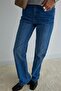 Blue Camila Straight Fit Long Jeans - 8