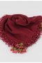 Cherry Embroidered Hand Embroidered Beaded Scarves