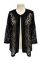 Black Bunch Jacketed Dress Mother's Evening Dress Set - 6