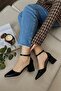 Women's Ruth Short Thick Heeled Daily Comfortable Matte Leather Shoes