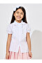 Ruffle Trim Short Sleeves Shirt