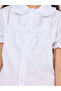 Ruffle Trim Short Sleeves Shirt - 3