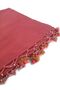 Handmade Cherry Lace Plain Color Scarf Writing Dowry Gift 100x100cm - 2