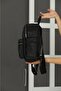 Women's Quilted Backpack Black - 2