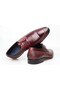 Bordo Color Lace-Up Genuine Leather Men's Shoes - 2