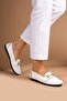 Women's Buckled Ballerinas - 2