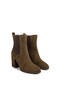 Suede Heeled Boots - 2