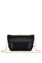 Stylish Clutch with Metal Accessories