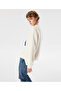 Denim Cream Color Sweatshirt